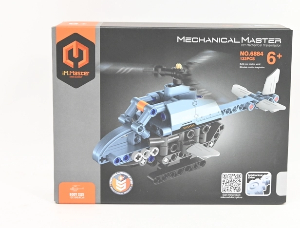 IM.MASTER vojni helikopter 2u1 građevinski set, 133 dijela