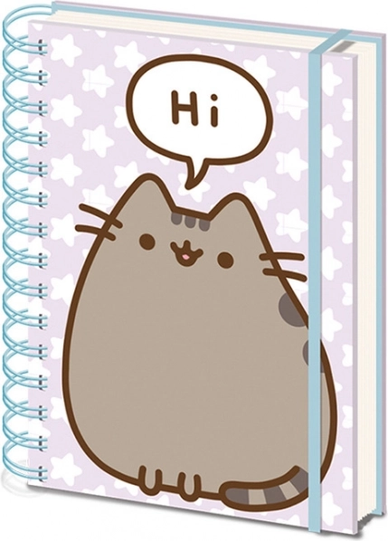 Linirani blok A5 s motivom Pusheen