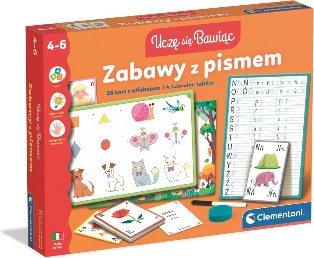 Igre s pismom – edukativna igra s brisivim pločama i kartama
