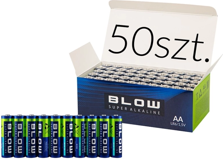 Alkalne baterije AA (LR6) BLOW super alkaline - 50 komada
