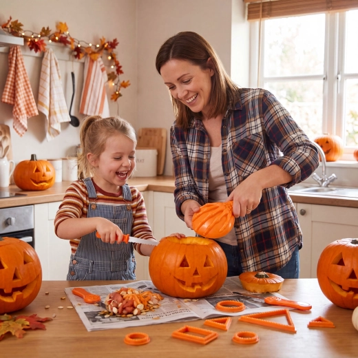 Halloween pumpkin carving set