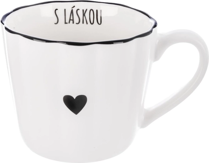 Porculanska šalica Srce „S ljubavlju“ 0,4 l
