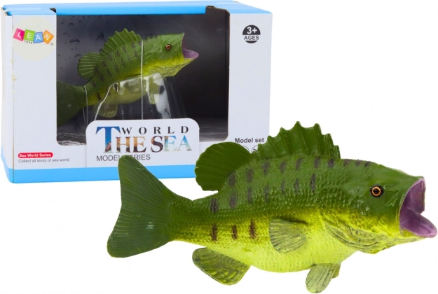 Figurica riječnog smuđa zelena 11 cm – Životinje svijeta