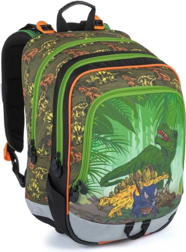 Bagmaster Alfa 21 C school backpack dinosaur