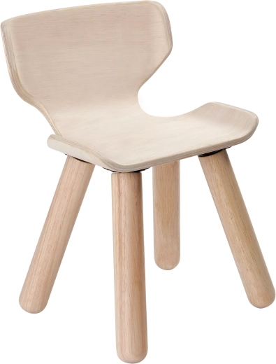 Dječja stolica PlanToys od drva kaučukovca