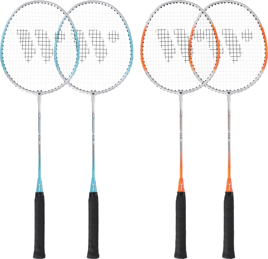 Set badminton reketa Wish Steeltec za rekreativnu igru (4 rekete, 3 loptice, torba)