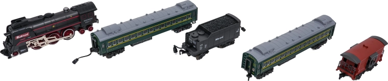 Veliki set vagona i detaljna izrada