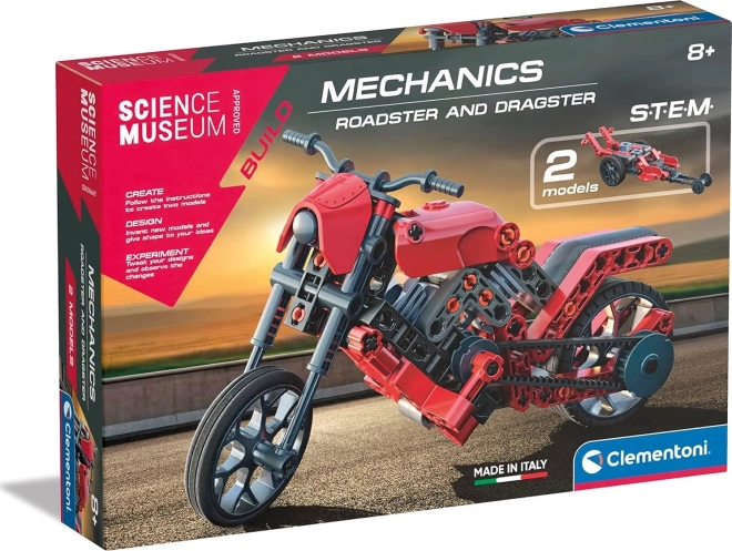 CLEMENTONI SCIENCE & PLAY mehanički laboratorij: roadster i dragster 2 u 1