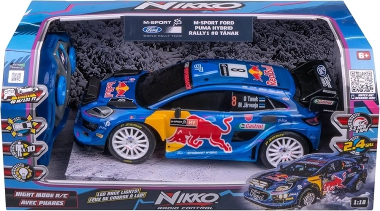 Nikko daljinski upravljani automobil Ford Puma Hybrid M-Sport #19 Sébastien Loeb 1:18