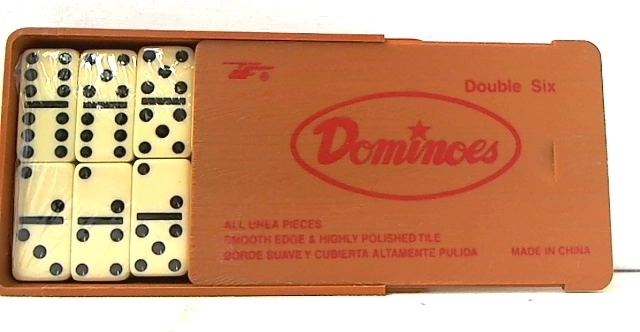 Classic Dominoes in Bone Style