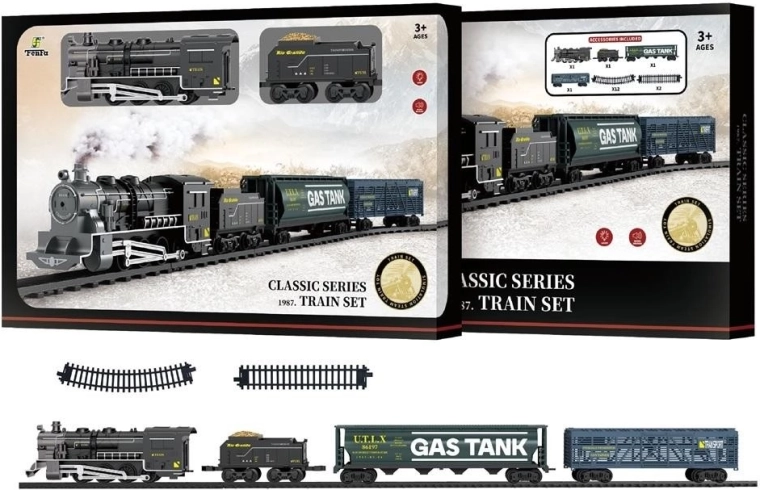 Vintage vlak – svjetlosni i zvučni efekti