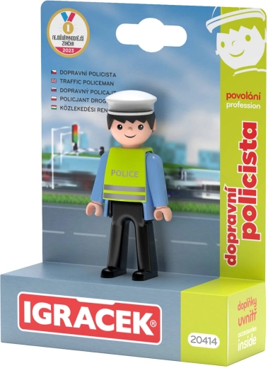 Efko Igráček traffic police officer – figure with accessories