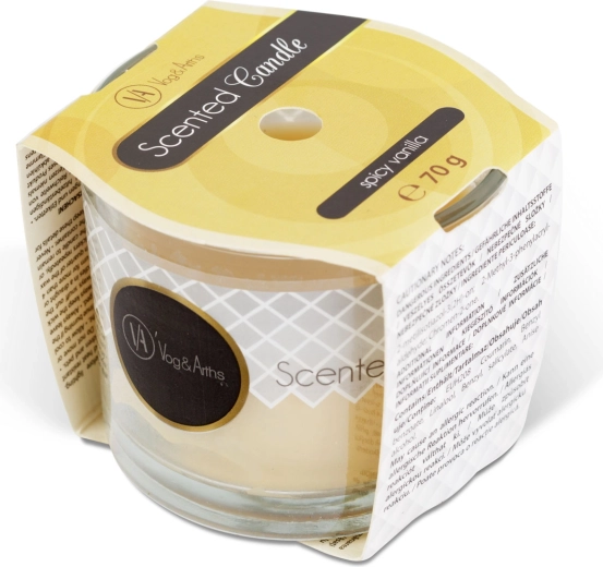 Warm spiced vanilla fragrance