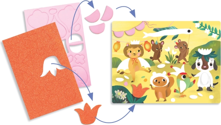 Predrezani oblici za lako lijepljenje