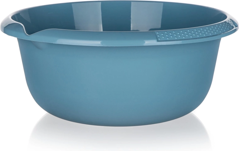 Plastična zdjela s izljevom 32 cm, 6 l – plava