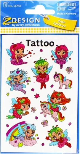 Fairy and Unicorn Tattoos