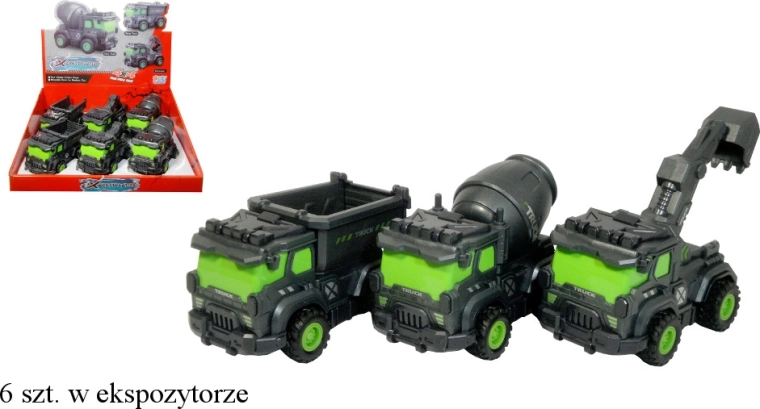 Građevinski stroj s pogonom na povratni hod