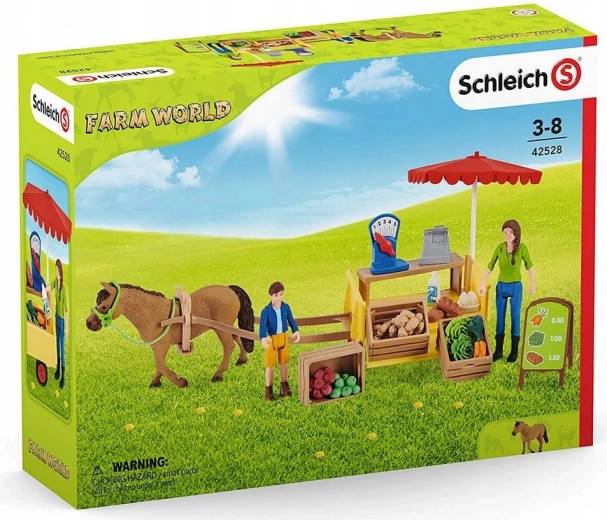 Schleich 42528 Mobilna farma – Pomični štand