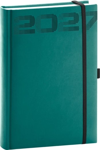 Notique dnevni planer Aprint Top 2027 petrolej 15 × 21 cm