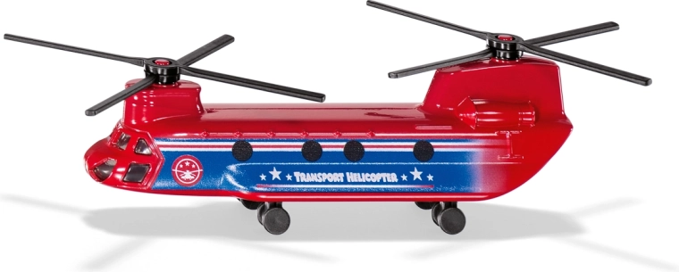 Siku transport helicopter with two rotors