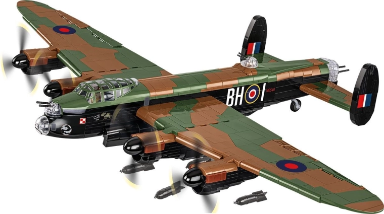 Opening bomb bay with bombs