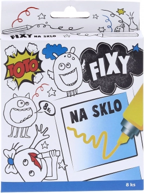 Flomasteri za staklo – set od 8 boja