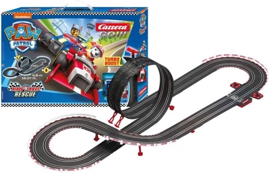autotrkaća staza Carrera GO Paw Patrol 4,9 m s petljom i brojačem krugova