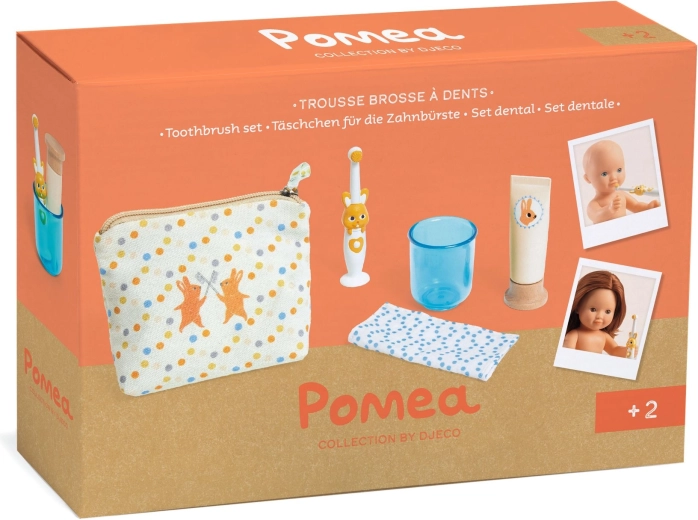 Djeco Pomea Toothbrushing Set for Dolls
