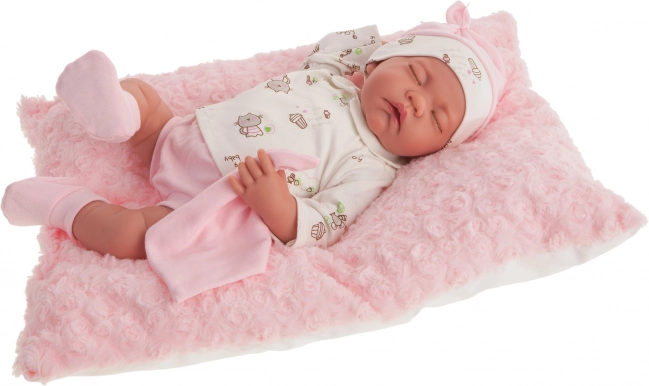 Realistična lutka beba Luna s mekim tijelom - 42 cm