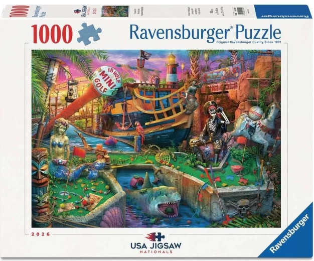 Ravensburger puzzle USA jigsaw nationals: Gusarski minigolf 1000 dijelova