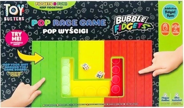 Društvena igra TOY BUSTERS Pop Race – trkaća igra za 2 igrača