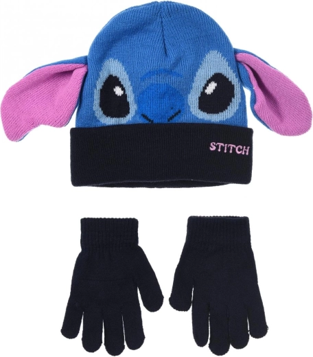 Children's Lilo & Stitch Hat and Gloves