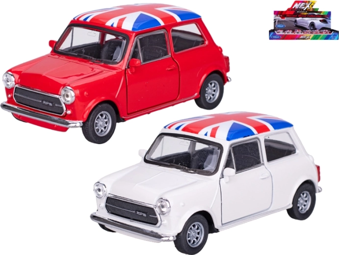 Metalni model Welly Mini Cooper 1300 UK 1:43 s otvarajućim vratima i pull-back mehanizmom