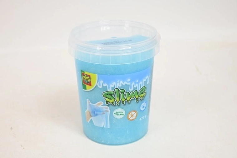 SES Creative plavi glitter slime 470 g