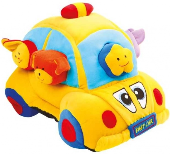 Small Foot tekstilni auto s oblicima za umetanje