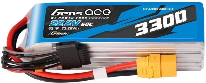LiPo baterija Gens Ace G-Tech 3300mAh 22,2V 60C 6S1P s konektorom XT90