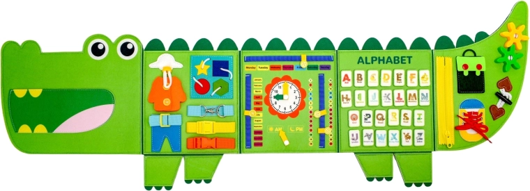 2Kids Toys mekana aktivna ploča krokodil