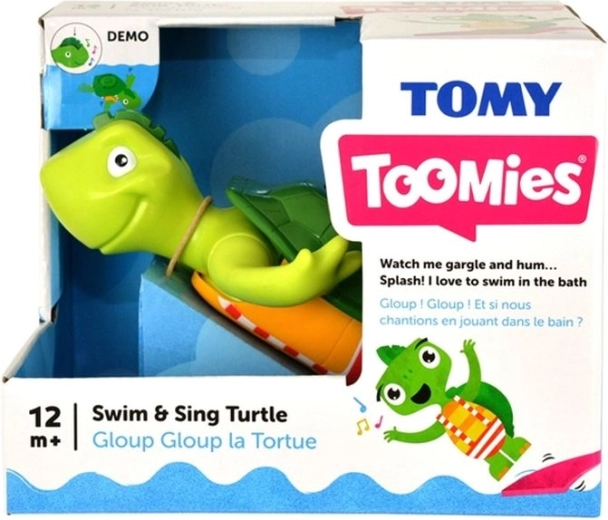 Tomy Toomies navijajuća kornjača za kadu, pjeva i pliva