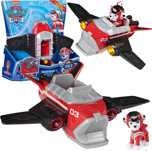 Paw Patrol Marshall spasilački mlaznjak sa svjetlom i zvukom