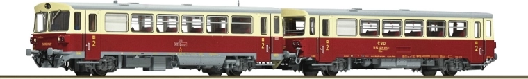 Roco dizelski motorni vagon M 152 0059 s priključnim vagonom Blm ČSD (TT)