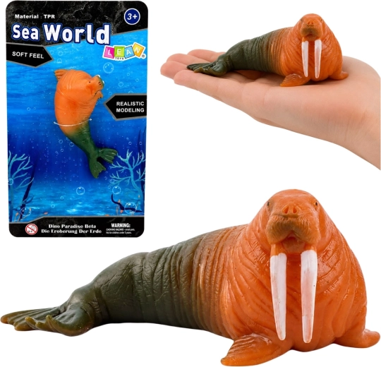 Gumena realistična figurica morža 13 cm