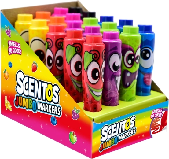 Mirisni jumbo flomaster Scentos Funny Face 1 kom