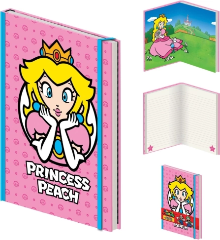 Super Mario bilježnica A5 Premium Peach