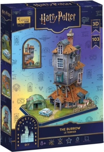 Cubic Fun 3D slagalica Harry Potter Nora – kuća Weasleyjevih