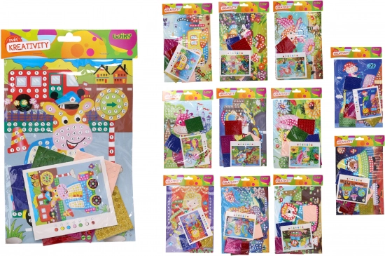 Kreativni ljepljivi set 18 × 25 cm – mix motiva