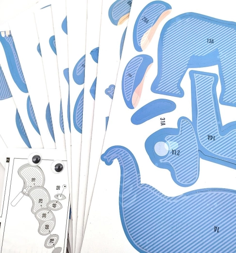 Jednostavno slaganje zahvaljujući numeriranim dijelovima