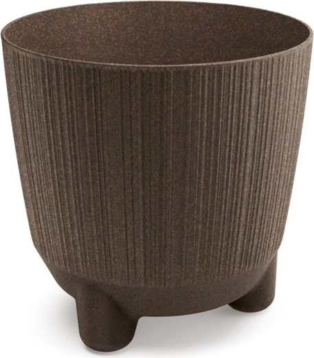 Tegla za cvijeće Ryfo Eco Wood 19,5 cm – kava