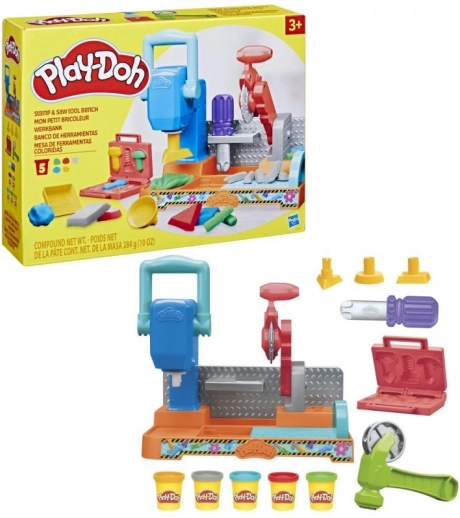 Play-Doh šarena radionica – kreativni set s alatom i pilom