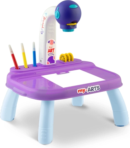 Stabilan stolić za crtanje s držačima za flomastere