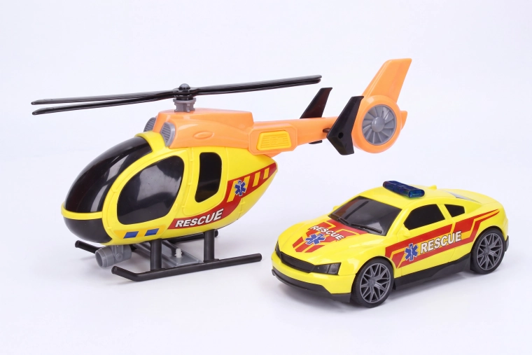 Spasilački helikopter s efektima i automobilom